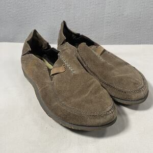 Cushe Surf Slipper Loafer Grey Canvas Slip On Shoes Men's 8